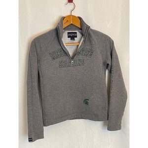 Vintage Jansport Michican State Spartans 1/4 Zip Sweatshirt